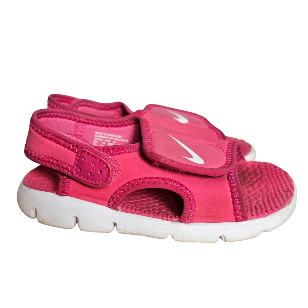 Nike Sunray Pink Sandals Size 8